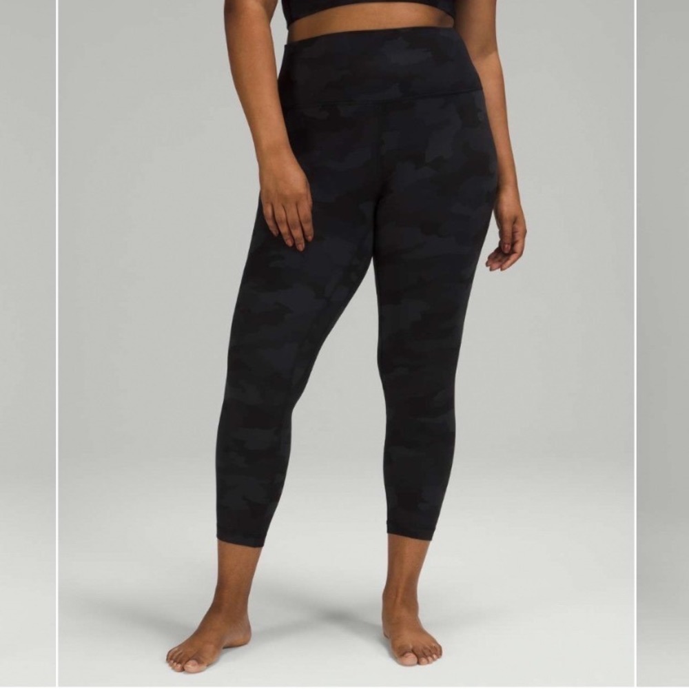 Lululemon Align High Rise Legging 25 Heritage 365 Camo Deep Coal Multi Size 12
